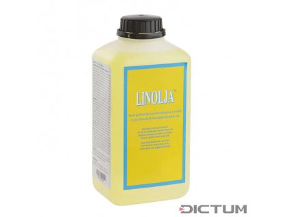 Dictum 705275 - Linolja Organic Swedish Linseed Oil, Cold-Bleached, 1 l