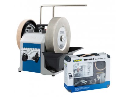 Tormek T-8 bruska nástrojů s brusným kotoučem DC-250 + TNT-808