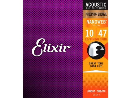 Elixir NANOWEB Acoustic 12 (010-047) 16152