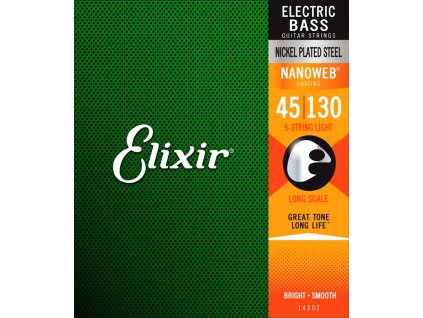 Elixir NANOWEB Electric Bass 14202