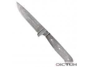 Čepel Dictum 719319 - Full Tang Blade Blank, Random Damascus