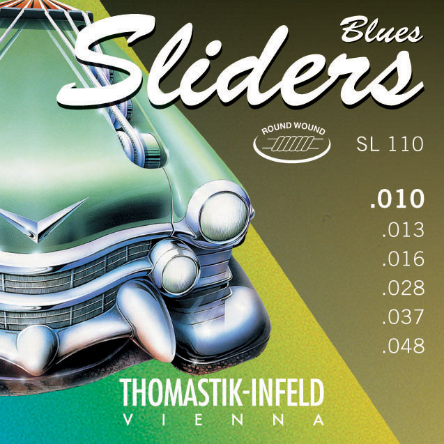 Thomastik SLIDERS BLUES SL110 - Struny na elektrickou kytaru - sada
