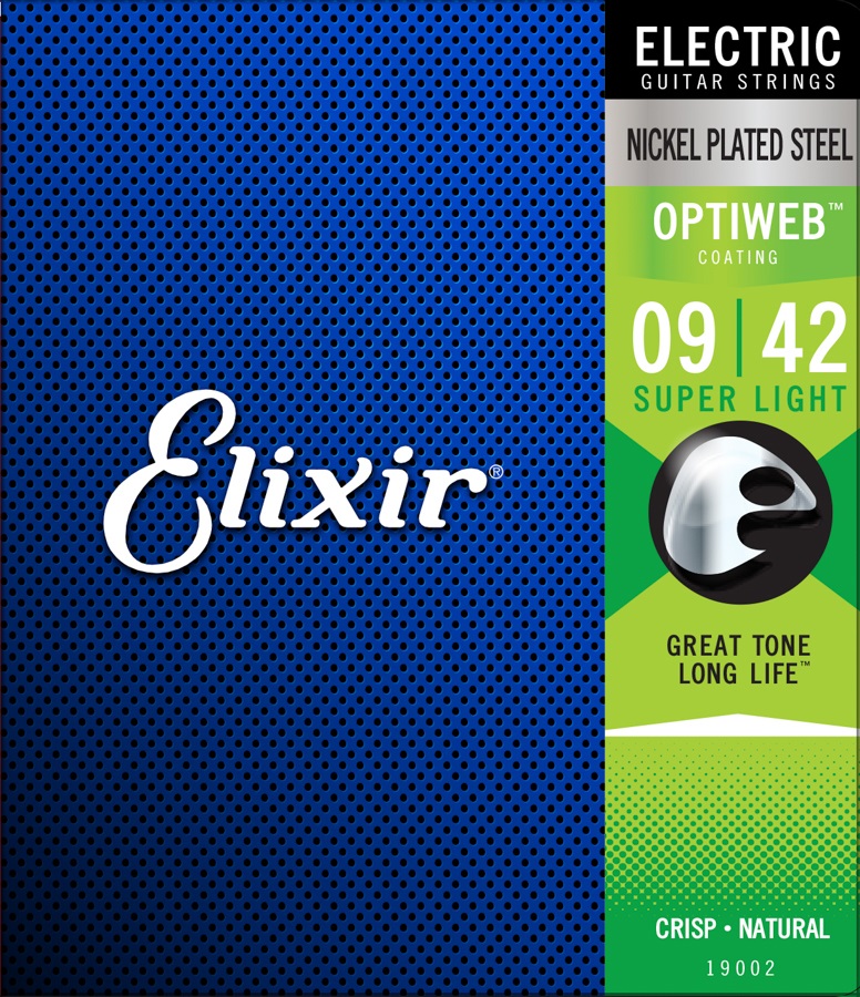 Elixir OPTIWEB 19002 - Struny na elektrickou kytaru - sada