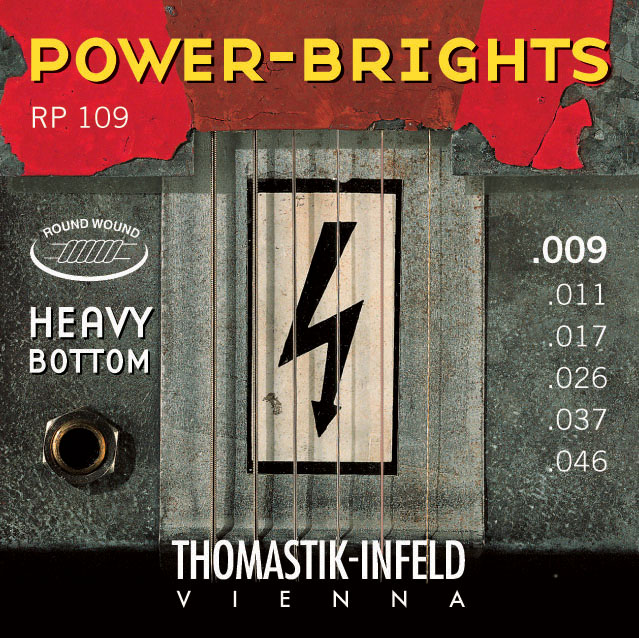 Thomastik POWERBRIGHTS RP109 (hybrid) - Struny na elektrickou kytaru - sada