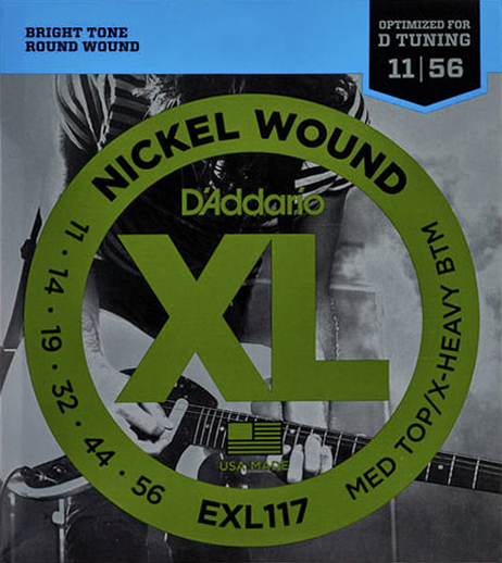 D'Addario EXL117 - Struny na elektrickou kytaru - sada