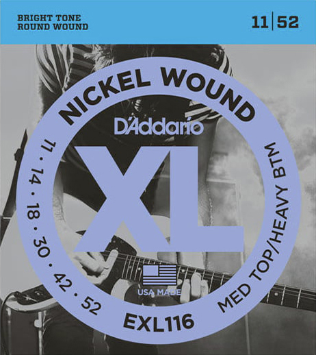D'Addario EXL116 - Struny na elektrickou kytaru - sada