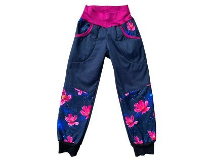 softshellove kalhoty beranek kvety