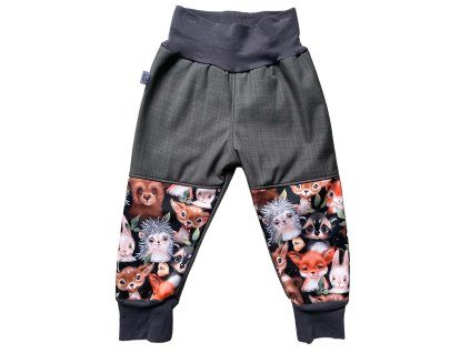 softshellove kalhoty beranek zviratka