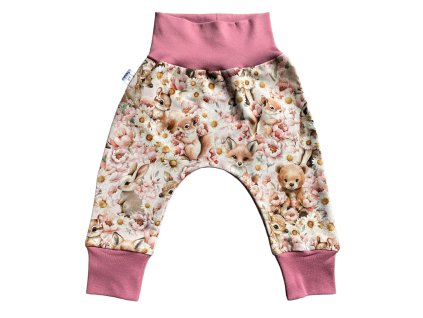 baggy zviratka a kvetinky