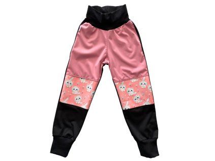 Softshellové kalhoty tenké, pružné - KOČIČKY