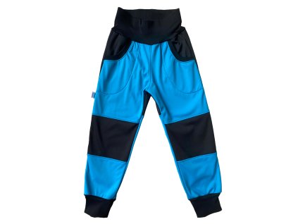 softshellove kalhoty modra cerna