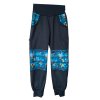 softshelove kalhoty fleece modre