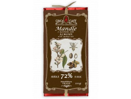 Mandle uzena sul almold smoked salt hořká choco cafe.cokolada.tabulka.chocolate.bar.prague.praha.homemade.handmade.rucnivyroba.domaci.cokoladovna.original.cokoladovatabulka.