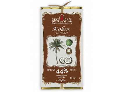 Kokos coconut mléčná choco cafe.cokolada.tabulka.chocolate.bar.prague.praha.homemade.handmade.rucnivyroba.domaci.cokoladovna.original.cokoladovatabulka.