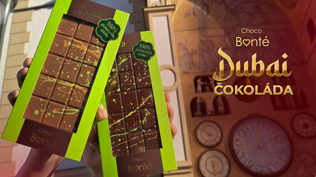 Dubaj je blíž, než si myslíte! Kolekce dubajských čokolád od Choco Bonté: Bonboniéry, vajíčka a srdíčka pro chuťové objevitele!