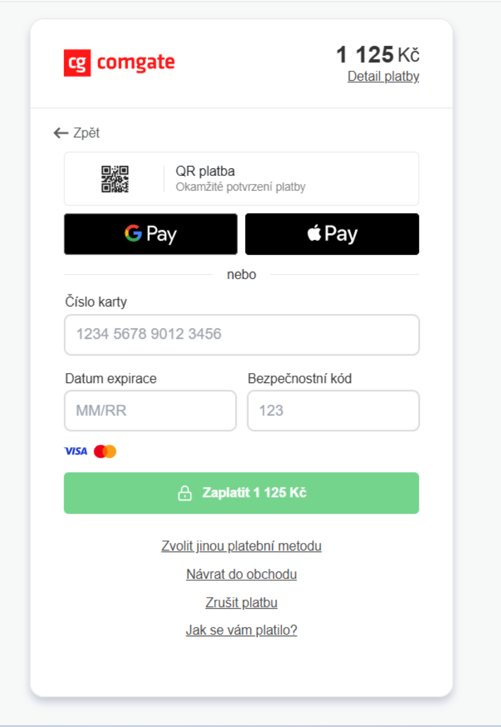 Platba kartou, Apple Pay a Google Pay