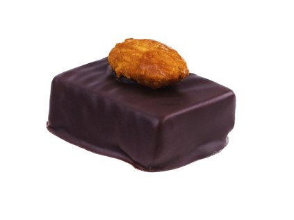 29 pralinka s liskooriskovo a mandlovym naplni horka