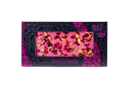 565 ruby cokolada s granatovym jablkem a pistacii