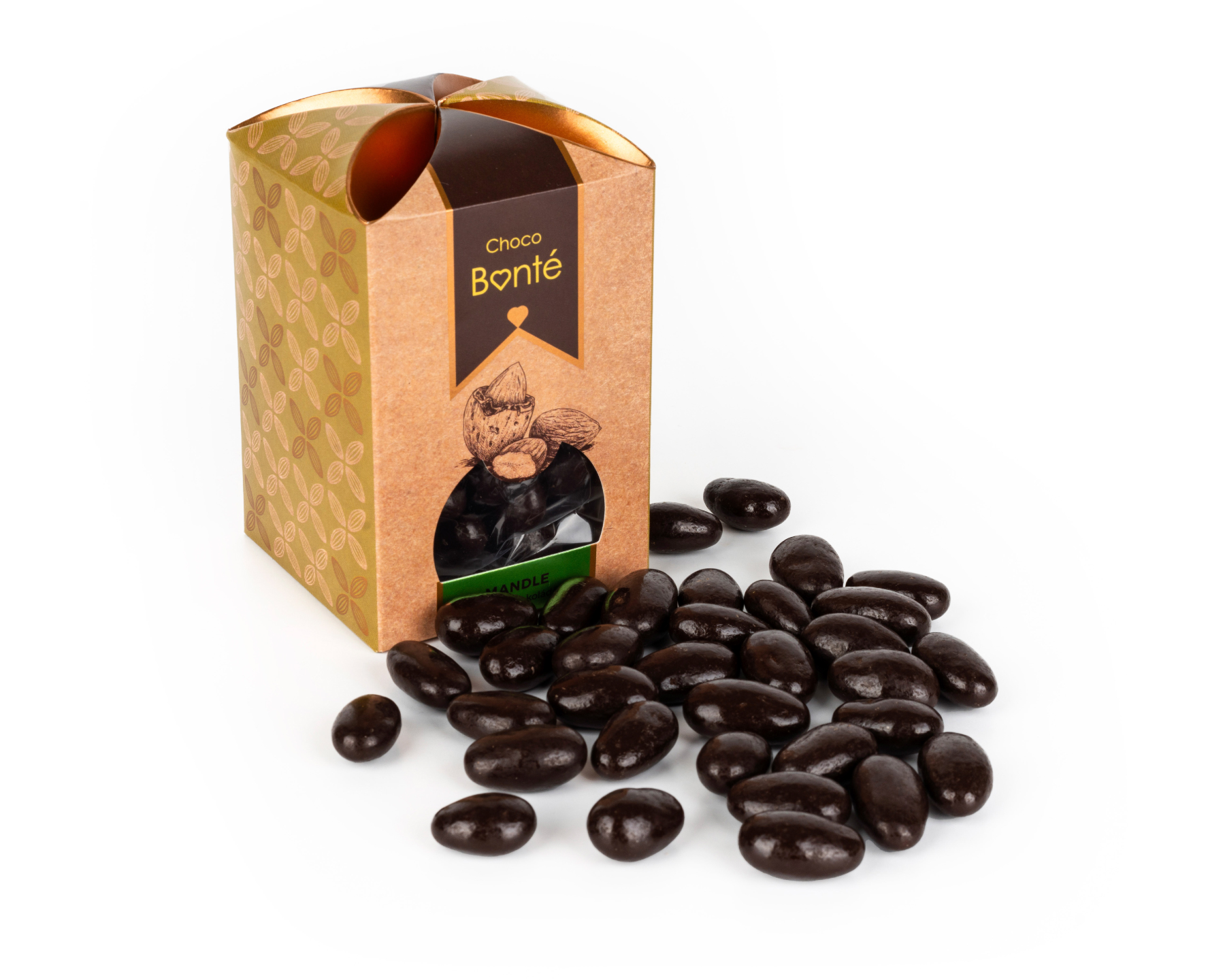 Choco Bonté Mandle v hořké čokoládě