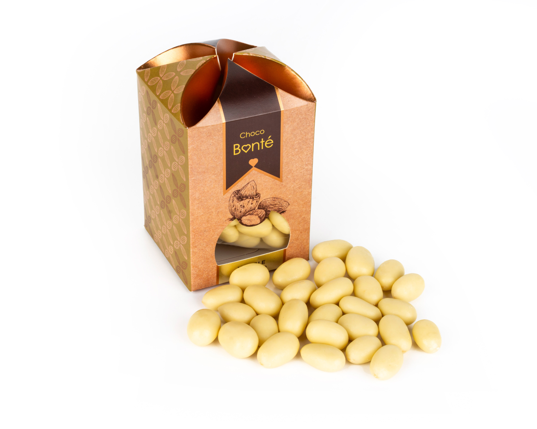 Choco Bonté Mandle v bílé čokoládě