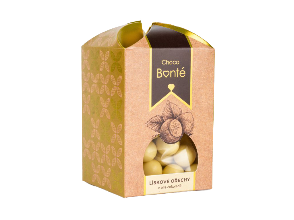 Choco Bonté Lískové ořechy v bílé čokoládě