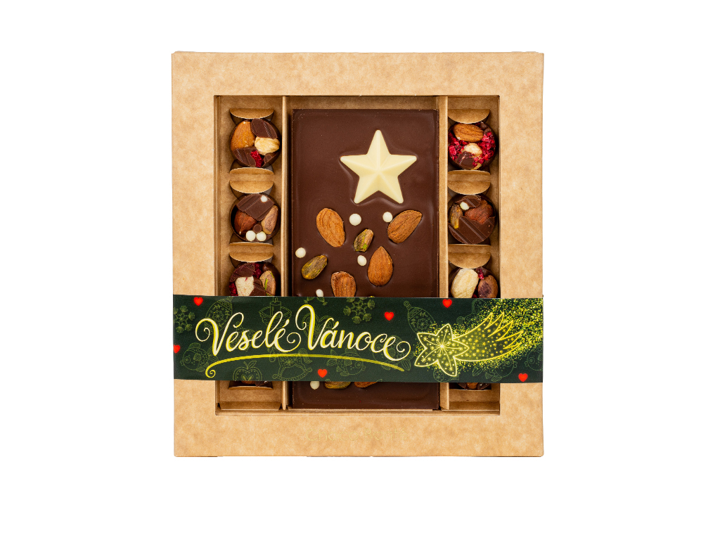 Choco Bonté Dárková čokoláda s bonbony - mléčná verze