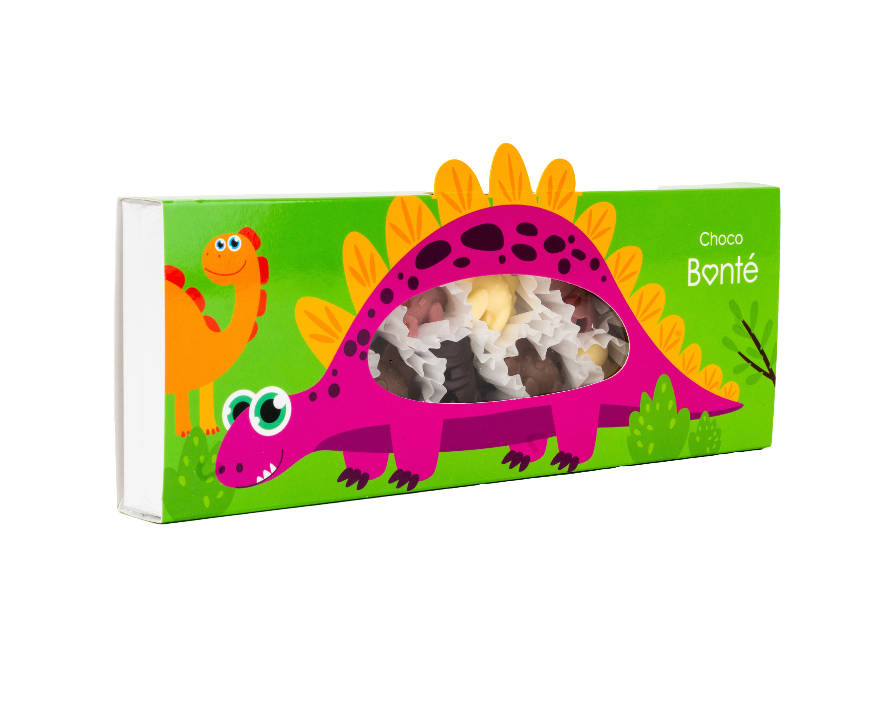 Choco Bonté Dárek pro děti Bonboniéra Velký dino - 10 ks bonbonů