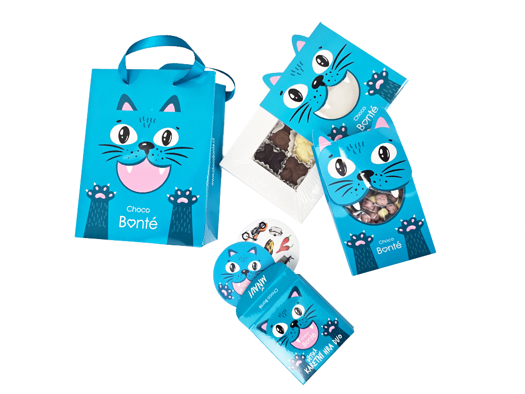 Dárkový set Mlsný kocour – originální dárek za vysvědčení