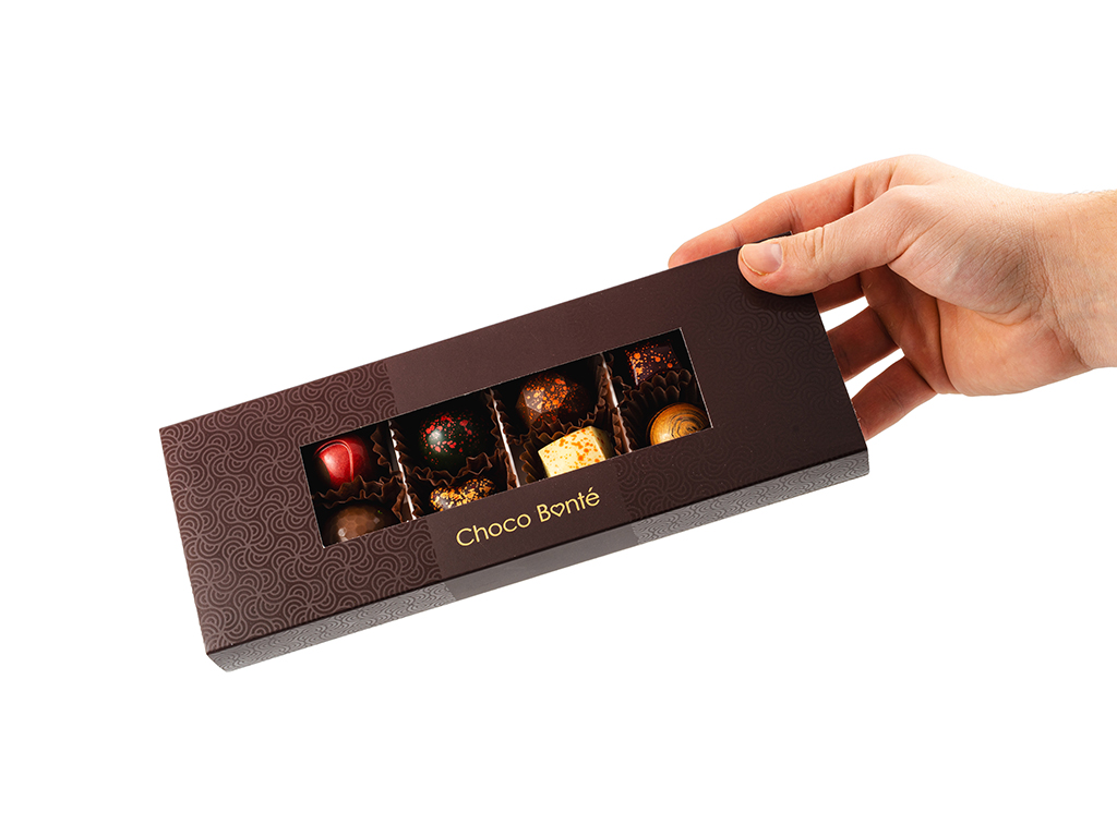 Choco Bonté Luxusní dárek Bonboniéra - 8 ks pralinek