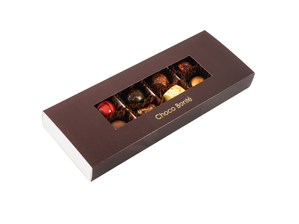 Choco Bonté Luxusní dárek Bonboniéra - 8 ks pralinek