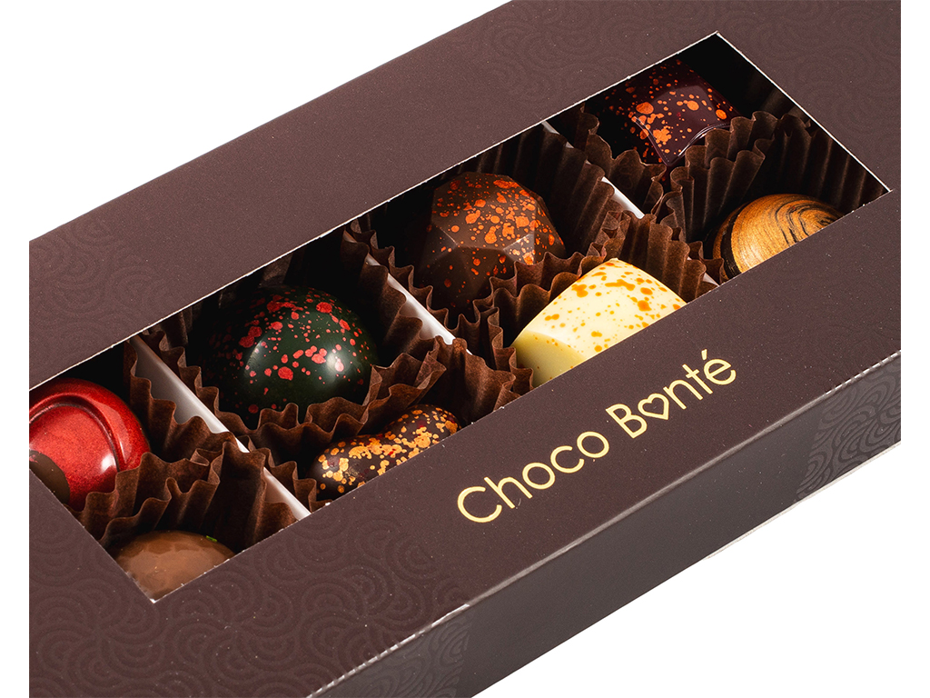 Choco Bonté Luxusní dárek Bonboniéra - 8 ks pralinek