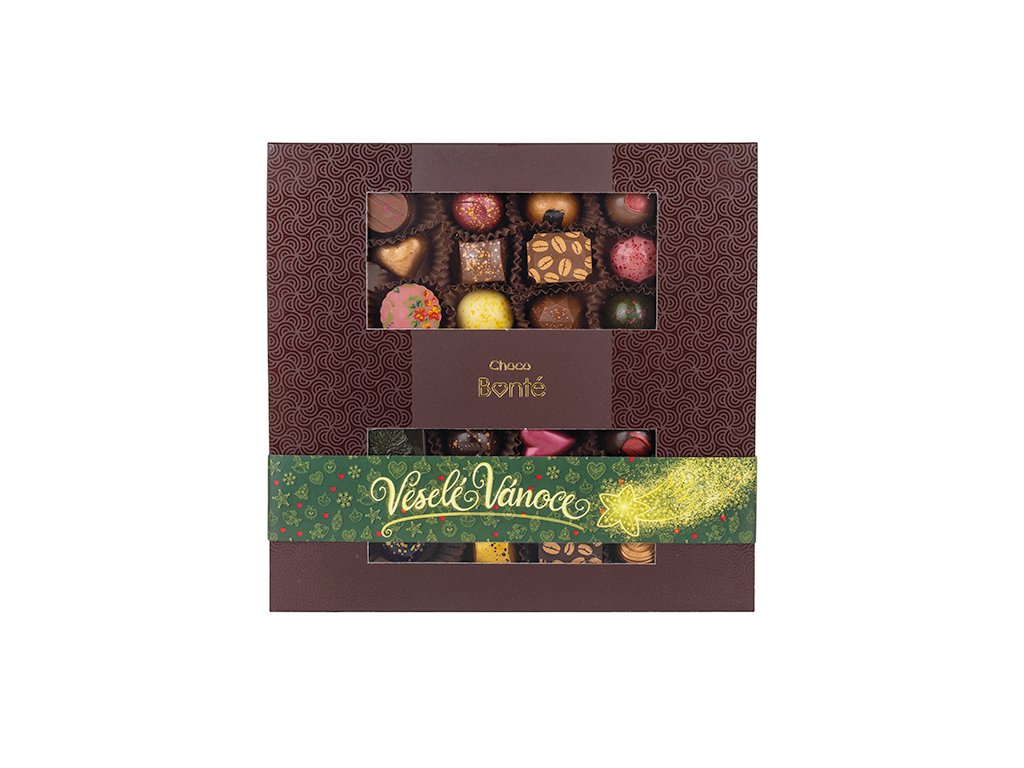 Choco Bonté Luxusní dárek Bonboniéra - 24 ks pralinek