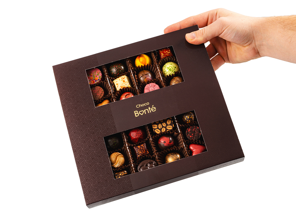 Choco Bonté Luxusní dárek Bonboniéra - 24 ks pralinek