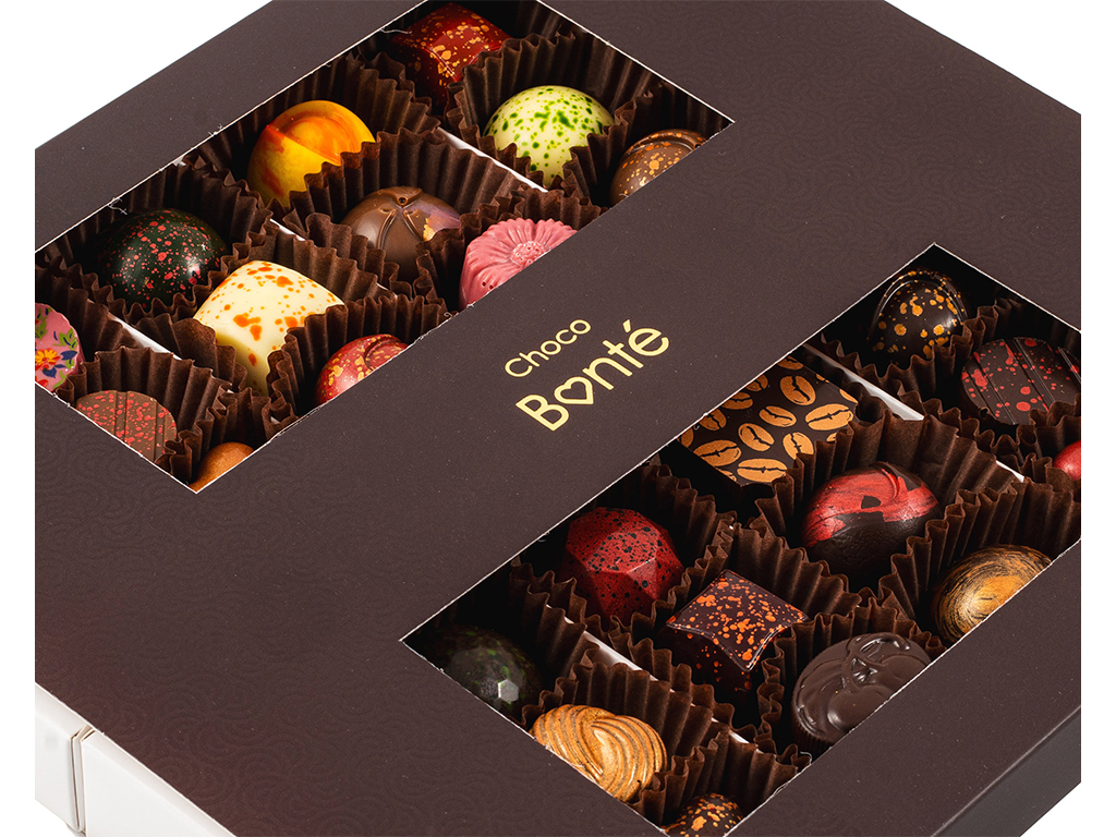 Choco Bonté Luxusní dárek Bonboniéra - 24 ks pralinek