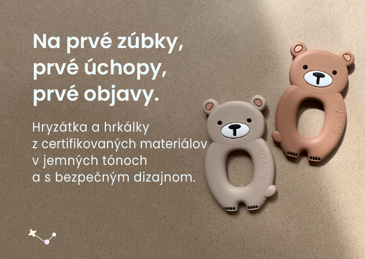 Hryzátka v tvare medvedíka