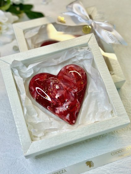 Čokoládové maxi srdce Ruby Heart