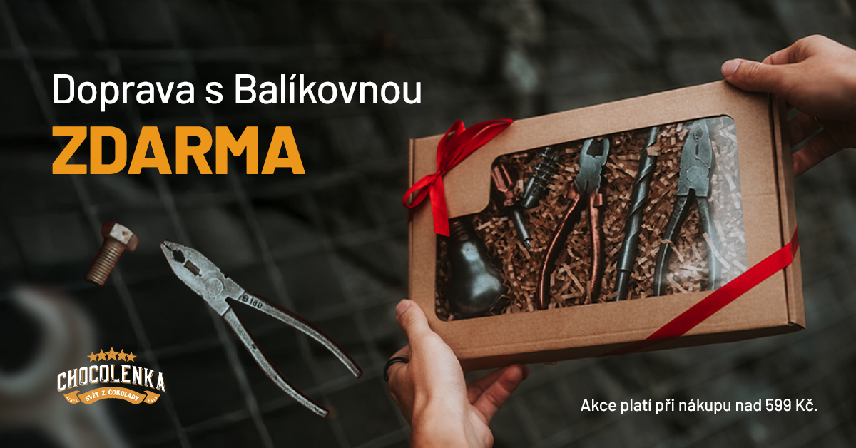 Daruj čokoládu s dopravou zdarma