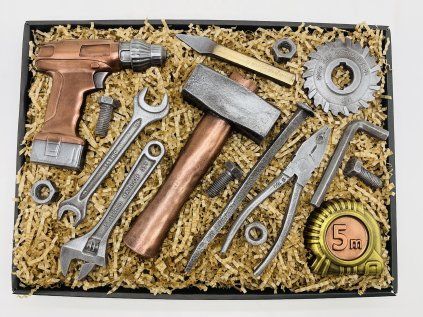 Giant chocolate tool set with drill