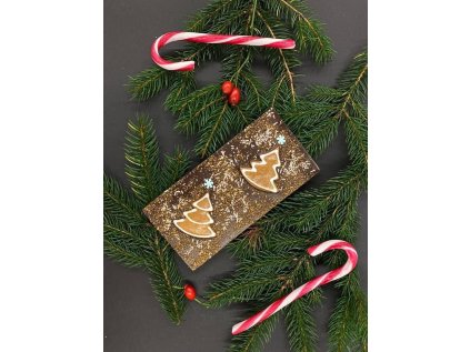 Christmas chocolate with gingerbread | 55% dark chocolate