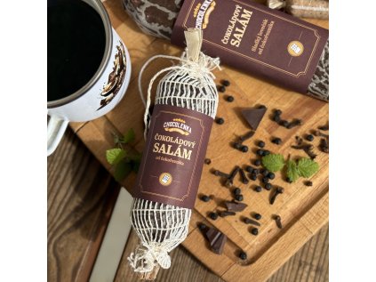 Chocolate Salami – Plum & Cinnamon (Dark Chocolate)