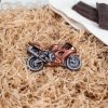 Chocolate motorcycle