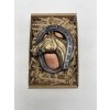 Horseshoe with a horse - Chocolate emblem