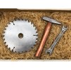 Chocolate tools - tool set with saw blade No. 1 (chocolate 58%)