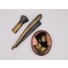 Chocolate retro shaving kit