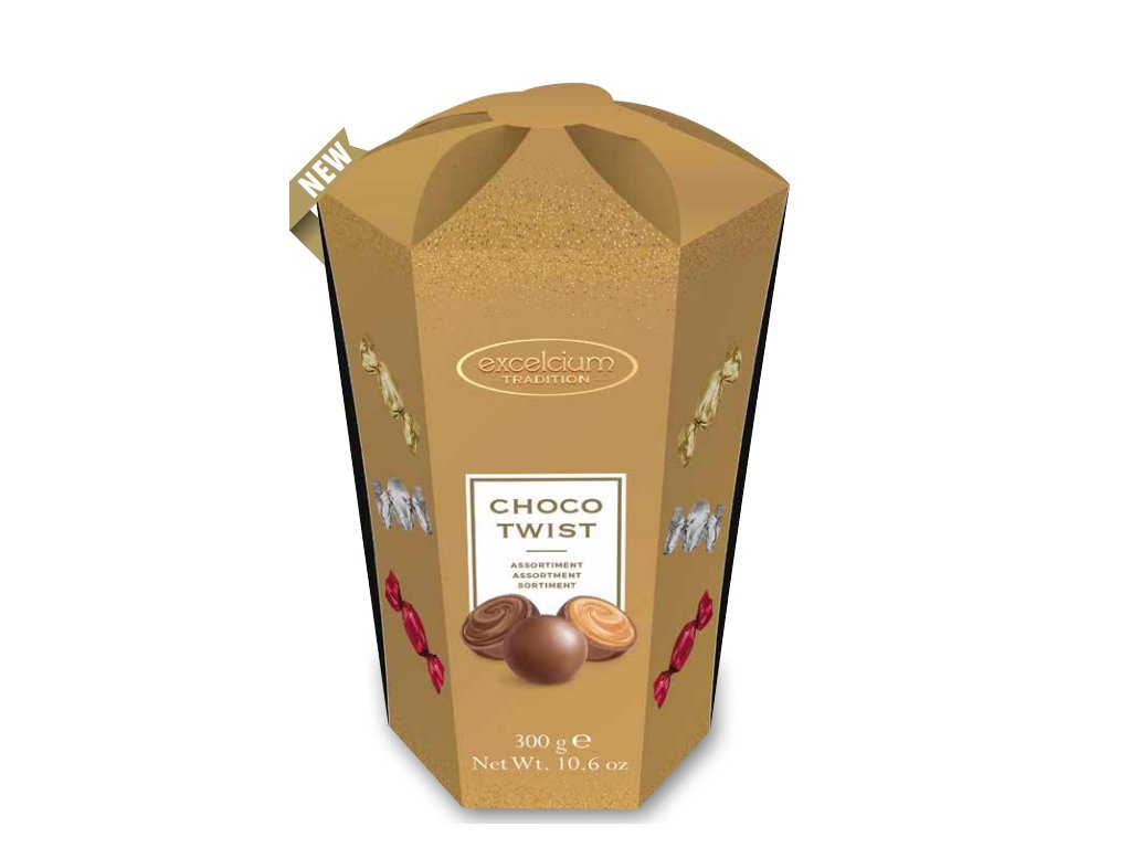 Čokoládové bonbóny Hamlet - Choco Twist mix, 300 G