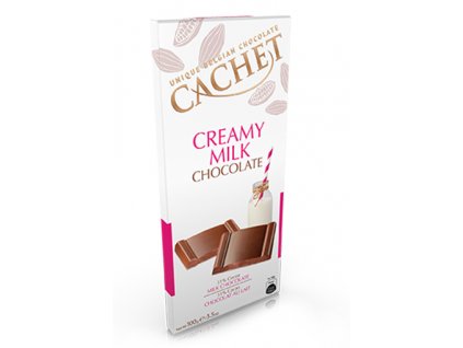 Tabulková čokoláda Cachet - Mléčná, 100 G
