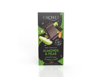 21422 Cachet Dark Chocolate with Pear & Almonds