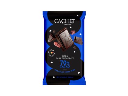 21706 Cachet Extra Dark Chocolate 70�