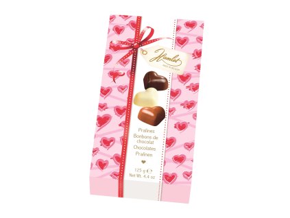 Belgické pralinky Hamlet -Srdíčka, 125 gr
