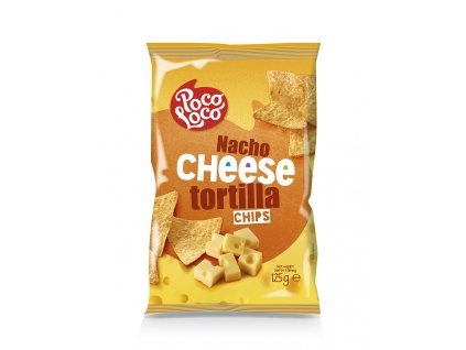 Tortilla Chips Poco Loco - Sýrové, 125 G